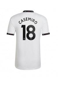 Manchester United Casemiro #18 Fotballdrakt Borte Klær 2022-23 Korte ermer